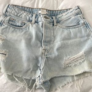 H & M denim shorts